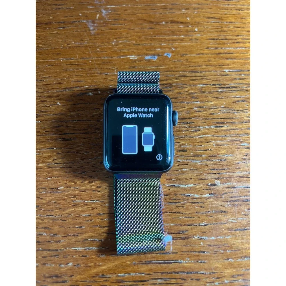 Apple Watch Series 2 Smartwatch Unisex 38mm Space Gray Aluminum MP0D2LL/A